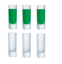 6 PZ BICCHIERE LIMONCELLO CL. 6 SATINATO PER FRIGO FREEZER WODKA LIIQUORE 3 2023