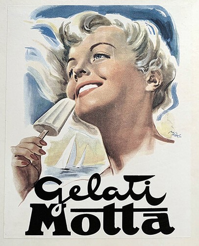 Gelati motta poster - gelati,