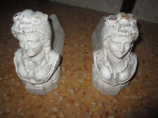 Coppia antichi alari da camino