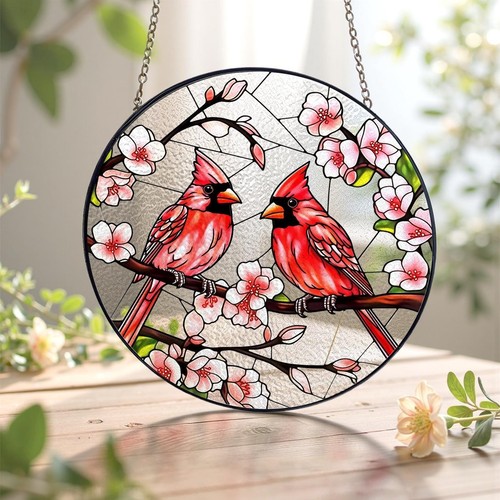 Cardinal lovebirds vetro - cardinal,