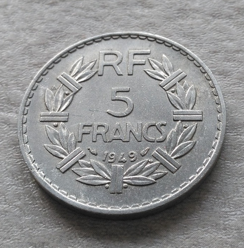 Monnaie france francs 1949 - 5,