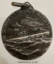 REGIO SOMMERGIBILE ENRICO TOTI MEDAGLIA ARGENTO REGIA MARINA MILITARE
