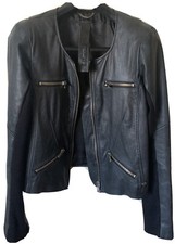 Giubbotto In Vera Pelle Twin