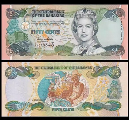 Banconota dollaro bahamas - 1/2,