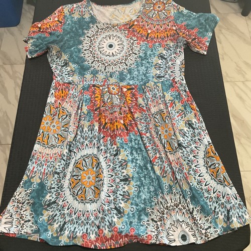 Abito boho mandala stampa - abito,