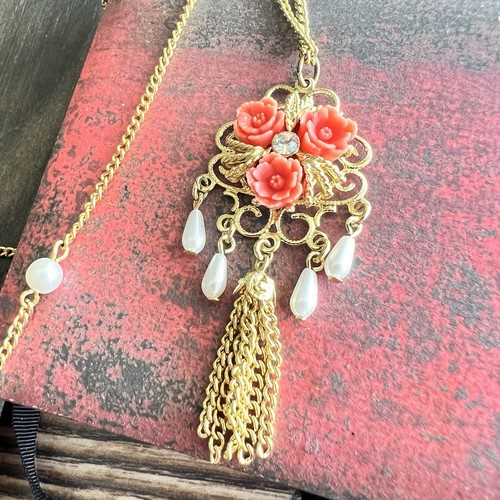 Collana stile vintage - , fiori