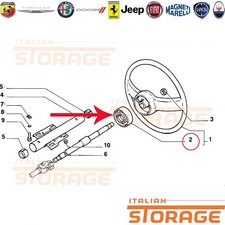 FIAT 126 BIS CINQUECENTO BOCCOLA VOLANTE STERZO NUOVO ORIGINALE 7676924