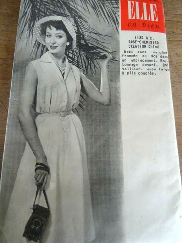 Ancien patron elle neuf - ,