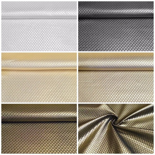 Jacquard tessuto argento - jacquard, filo