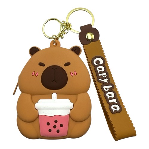 Portachiavi capybara boba - portachiavi,
