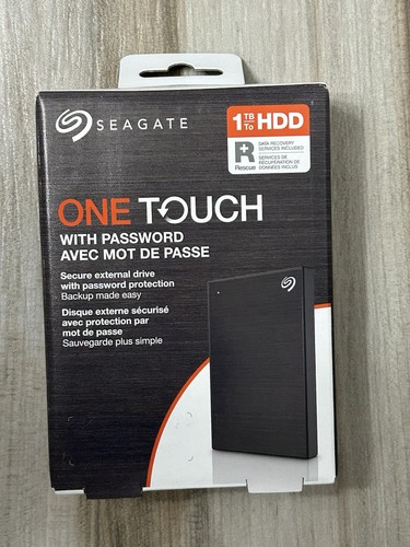 Seagate one touch - touch, password
