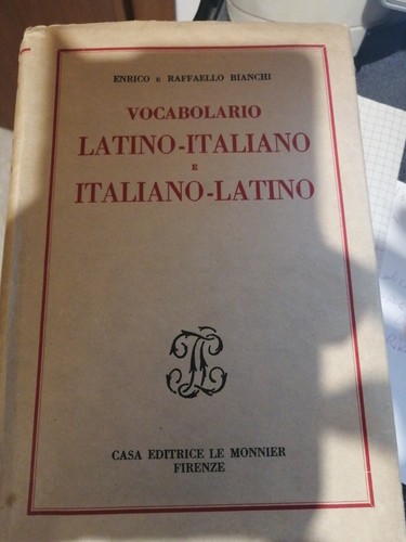 Vocabolario latino italiano - vocabolario,