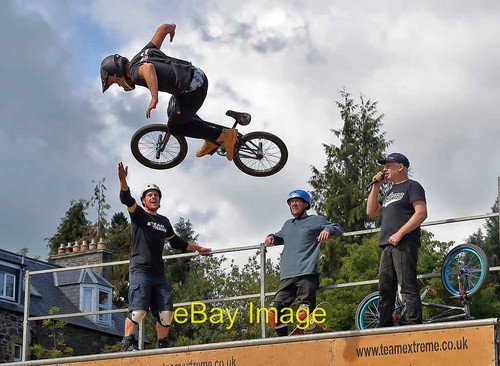 Photo 6x4 bmx and - and, skateboard