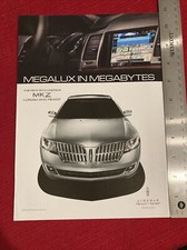 Pubblicità stampa Lincoln MKZ Car 2010 "Megalux in megabyte" - ottima da incorniciare!