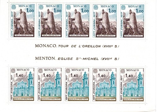 Francobollo monaco blocco - monaco,
