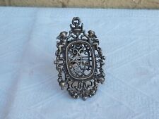 ANTICA PICCOLA CORNICE PORTAFOTO IN ARGENTO DI FATTURA ARTIGIANALE SENZA PUNZONI