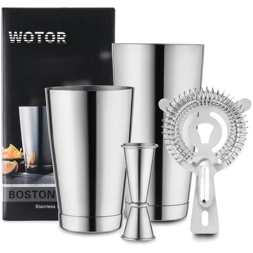 Set shaker cocktail inox
