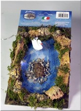 LAGO CON CIGNO E LUCI A