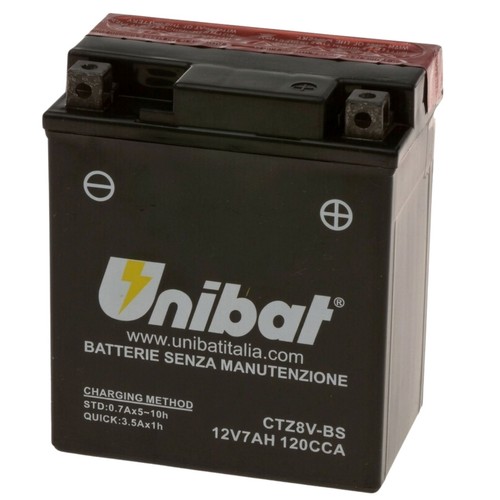 Batteria unibat ctz8v - batteria, ctz8v-bs