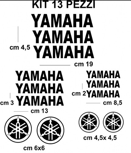 Adesivi yamaha prespaziati - adesivi,