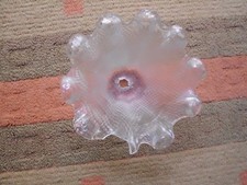 ANTICO RICAMBIO VETRO MURANO VECCHIA CAMPANA LAMPADARIO EPOCA VINTAGE VEDI FOTO