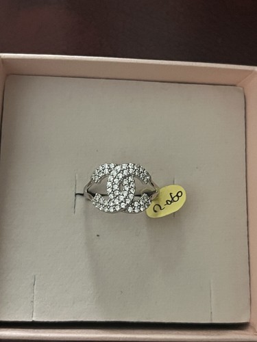 Anello oro bianco - bianco, con