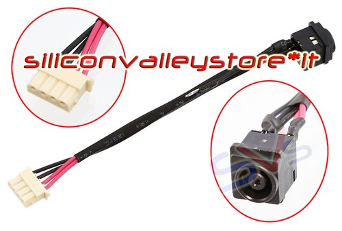 Power jack con cavo - dc,