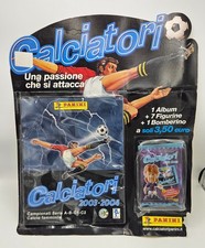 CALCIATORI PANINI 2003 2004 album vuoto + bustina figurine + bomberino sigillato