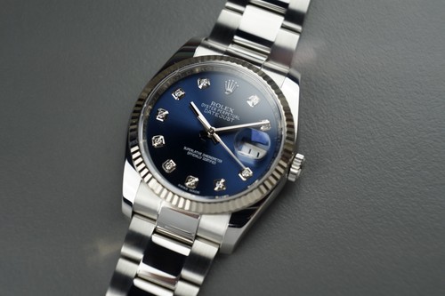 Rolex datejust diamond - rolex, 36