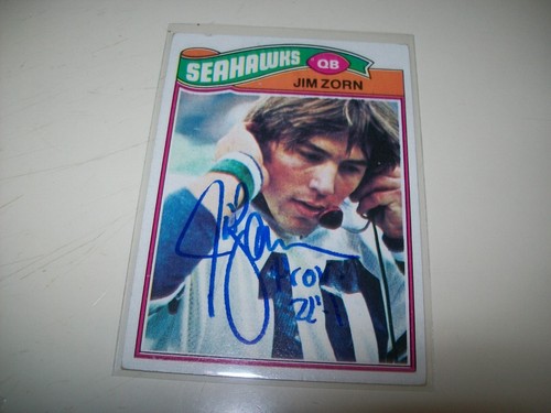 1977 topps jim zorn - topps,