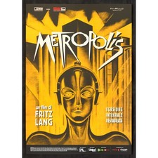 locandina METROPOLIS fritz lang brigitte helm moroder cineteca cinema CAT4