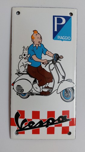 Targa smaltata tim struppi - tim,