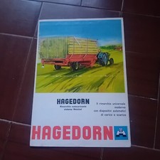 HAGEDORN RIMORCHI AGRICOLI AUTO CARICANTI SISTEMA WEICHEL brochure 