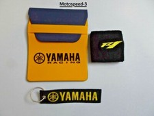 porta documenti  yamaha  giallo + polsino + portachiavi  