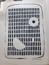 Kengiro Azuma 1969 Acquarello Su Carta 40 X 60 Cm 