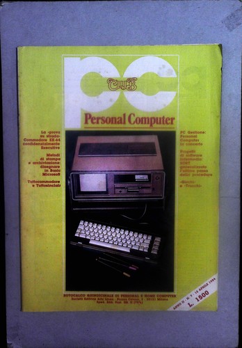 Club personal computer 1984 - personal,