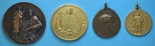 BERGAMO LOTTO DI 4 MEDAGLIE