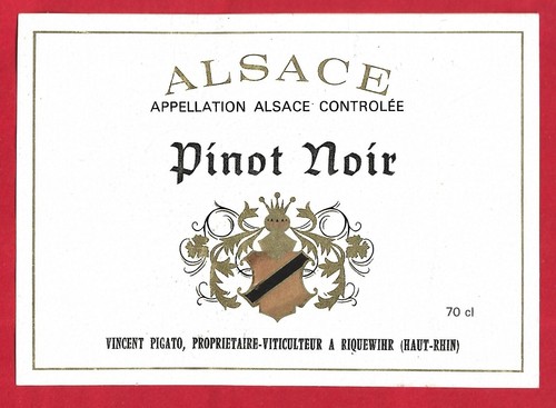 Al102 etiquette label alsace - etiquette,