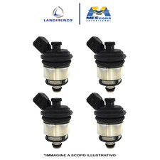 4 INIETTORI LANDI RENZO MED GPL METANO TAPPO NERO ATTACCO BOSCH 237110000 NUOVI