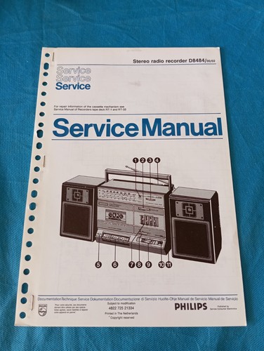 D8484 stereo radio recorder - d8484,