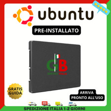 DISCO SSD HARD DISK DA PER PC FISSO COMPUTER PORTATILE CON UBUNTU PREINSTALLATO