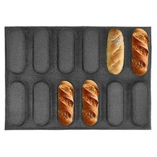 Tiamu Silicone Stampo Forme nel Padella per Pane Francese Perforate An