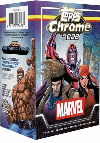 2026 topps chrome marvel - topps,