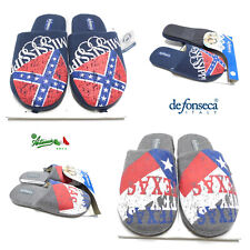 OFFERTA DEFONSECA 39/40 41/42 Ciabatte pantofole uomo invernali ROMA M 437