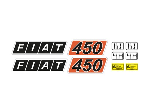 Kit adesivi trattore - fiat, 450