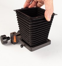 Soffietto di ricambio Meopta Magnifax 4/4a con scheda obiettivo.  Ottime condizioni