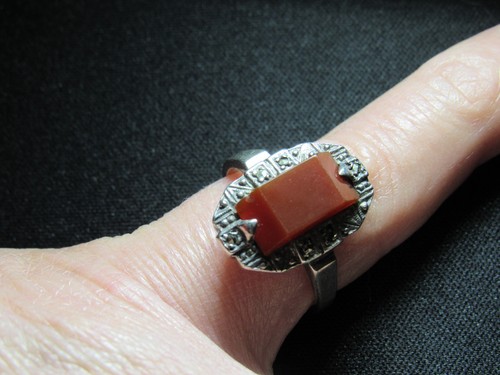 Art deco bague argent silver - art,