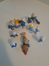 Collezione 9 Puffi Anni 80