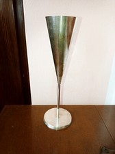 Calice Da Spumante In Silver Plated Coppa, Flute Da Champagne Vintage