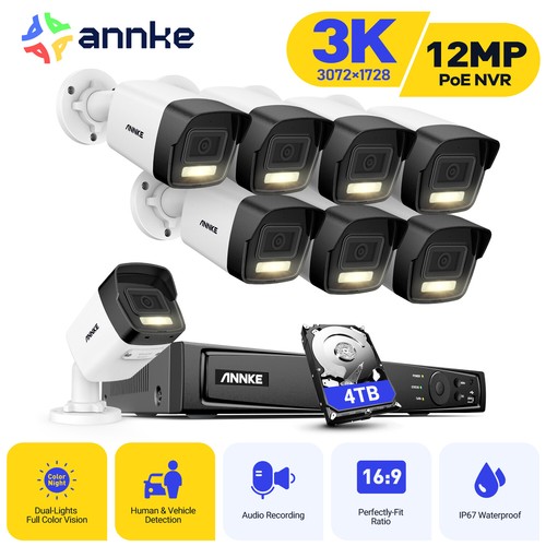 Annke 5mp poe - 5mp, nvr